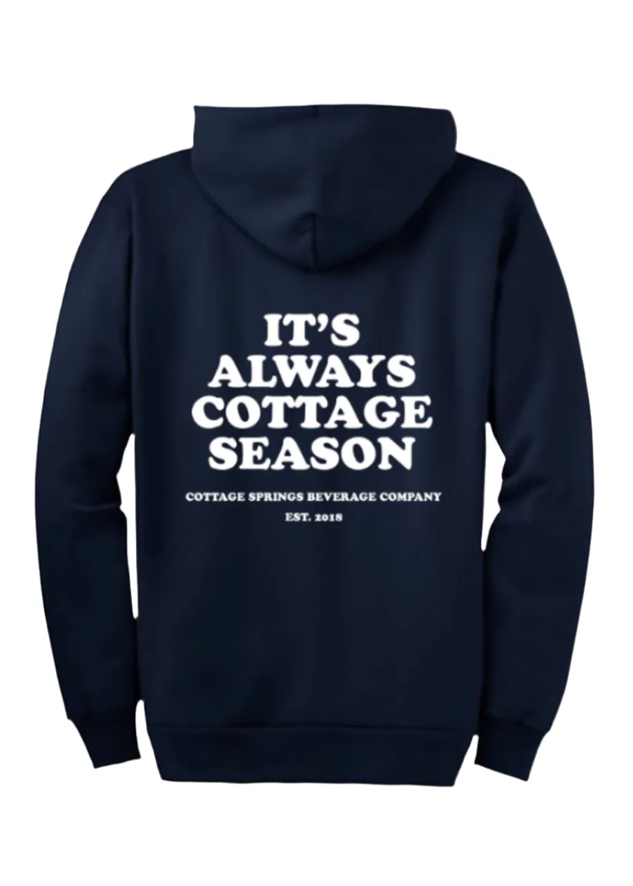 Cottage Season Full Zip - Navy