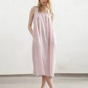 Chic And Comfortable Day Chic COTTON FABRIC LOOSE SLIP DRESS_CWDSD4040