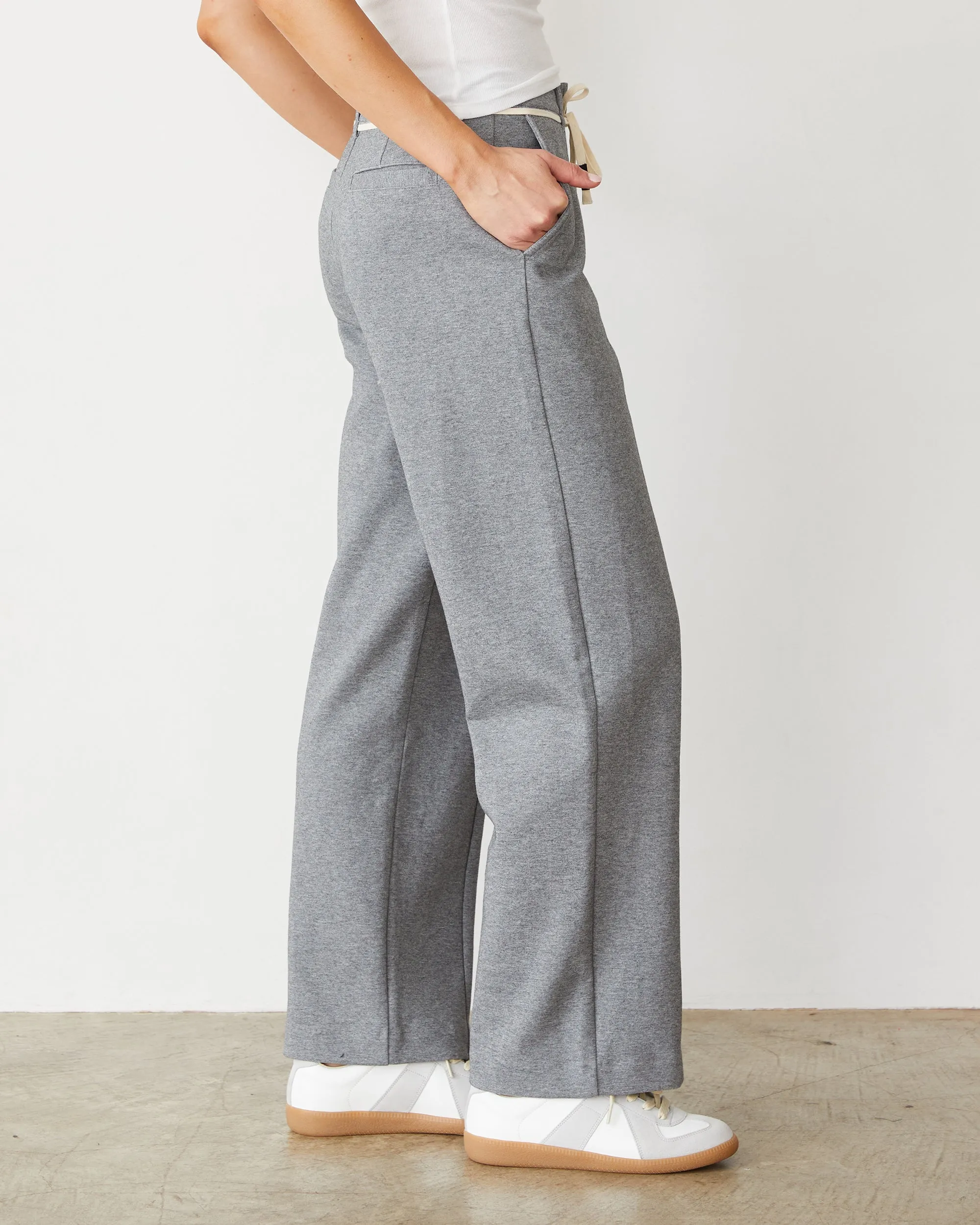 Quick Dry Feature Cotton Knit Trousers
