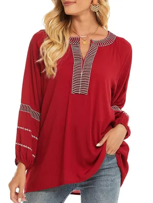 Wool Sweater COTTON PLUS-SIZE EMBROIDERED SHIRT_CWTBLL0821