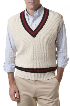 HighDurabilityWeave Cricket Vest Cream With Trim