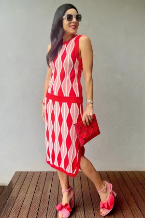Lightwear Look Niska Skirt - Harlequin Pink