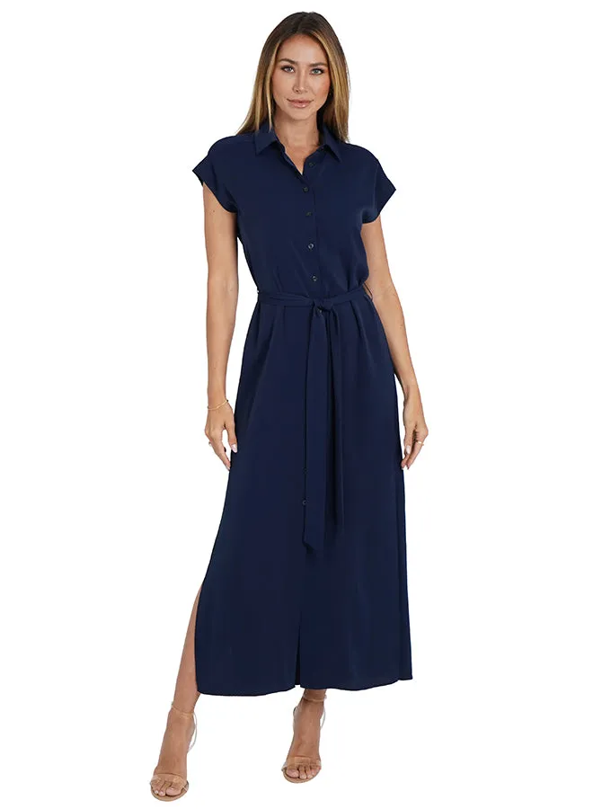 Maggie Dress Navy Stylish Choice Comfort Fit