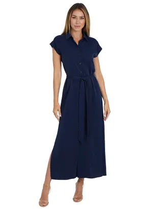 Maggie Dress Navy Bold Style Night Party