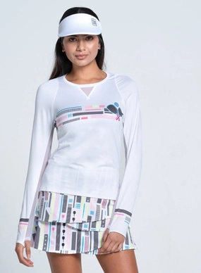Circular Knit Workout Apparel Serve On Long Sleeve