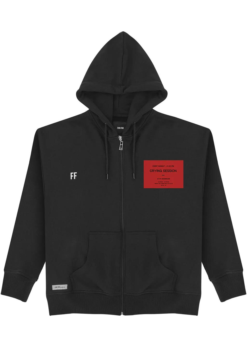 Crying Session / Zip Up Hoodie
