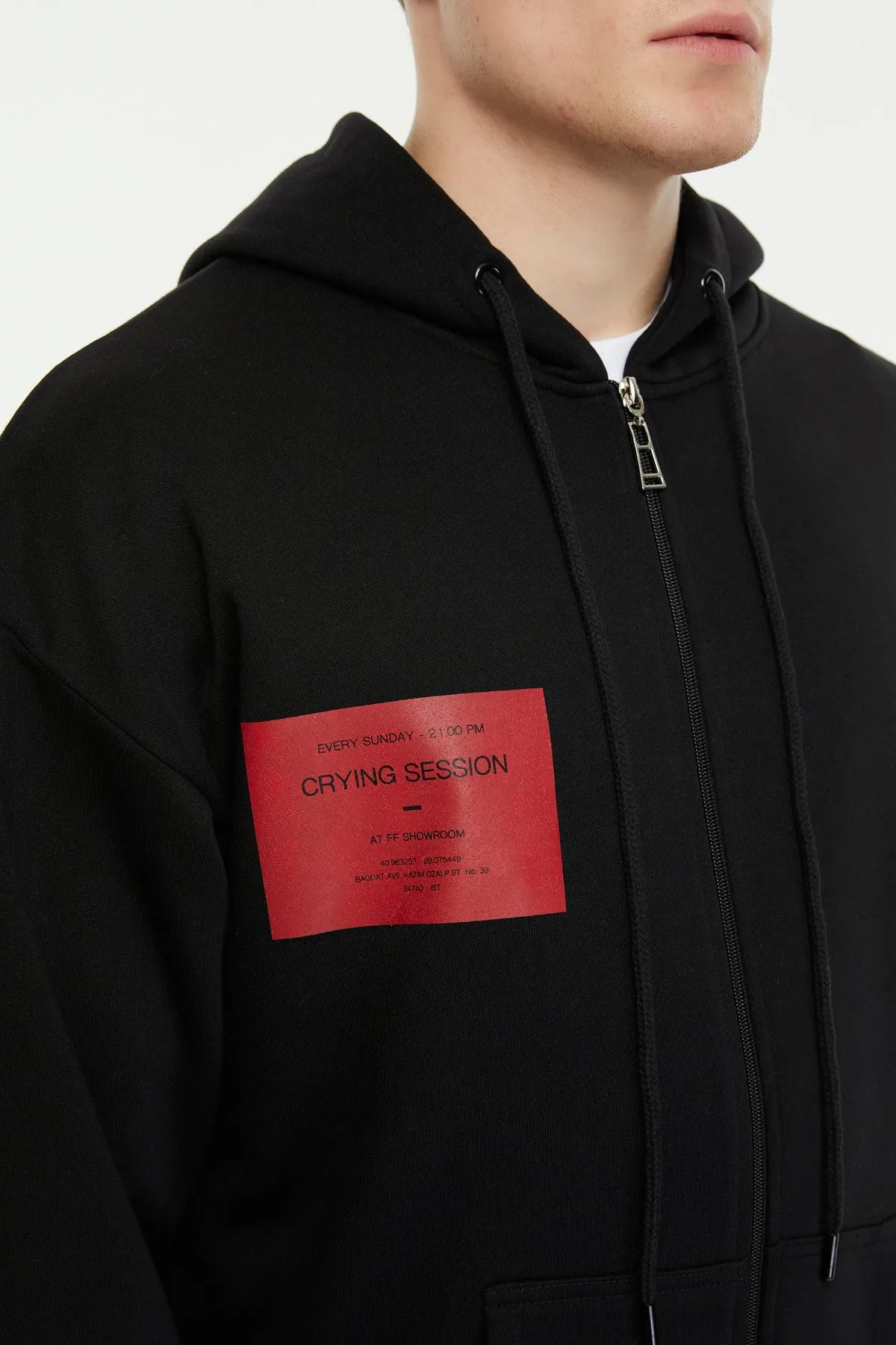 Crying Session / Zip Up Hoodie