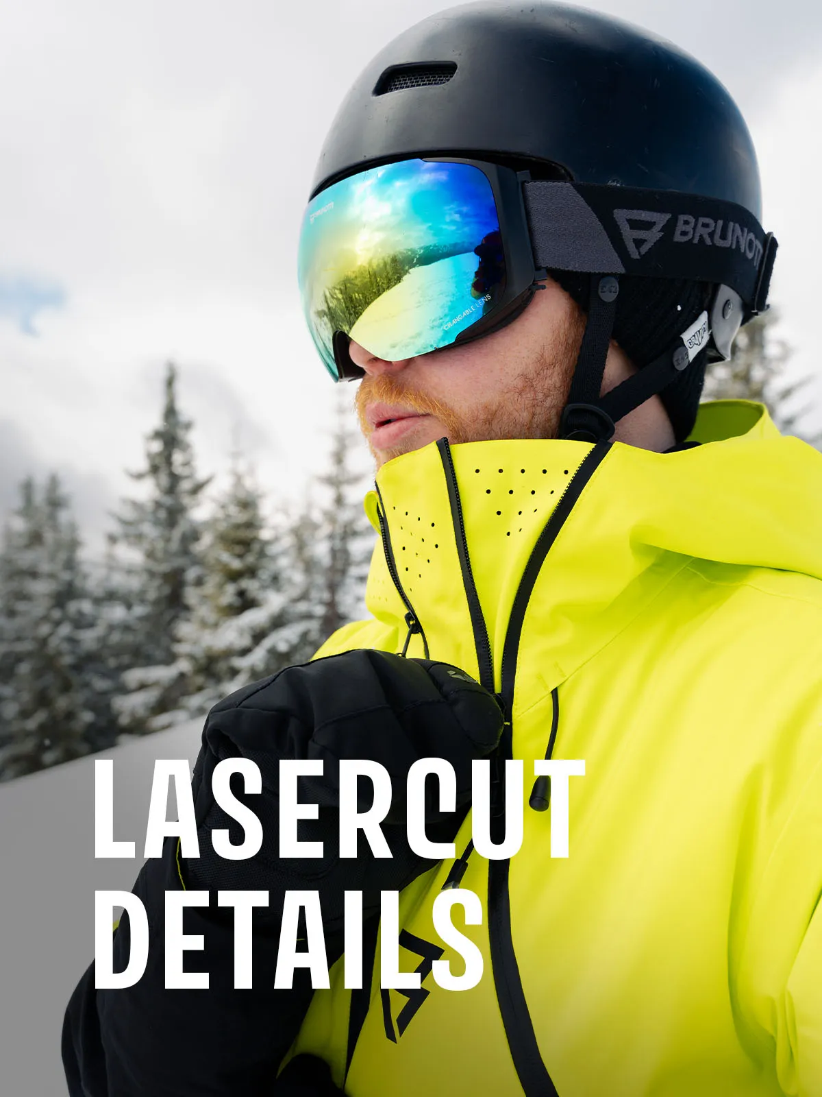 Curtis Men Snow Jacket | Electric