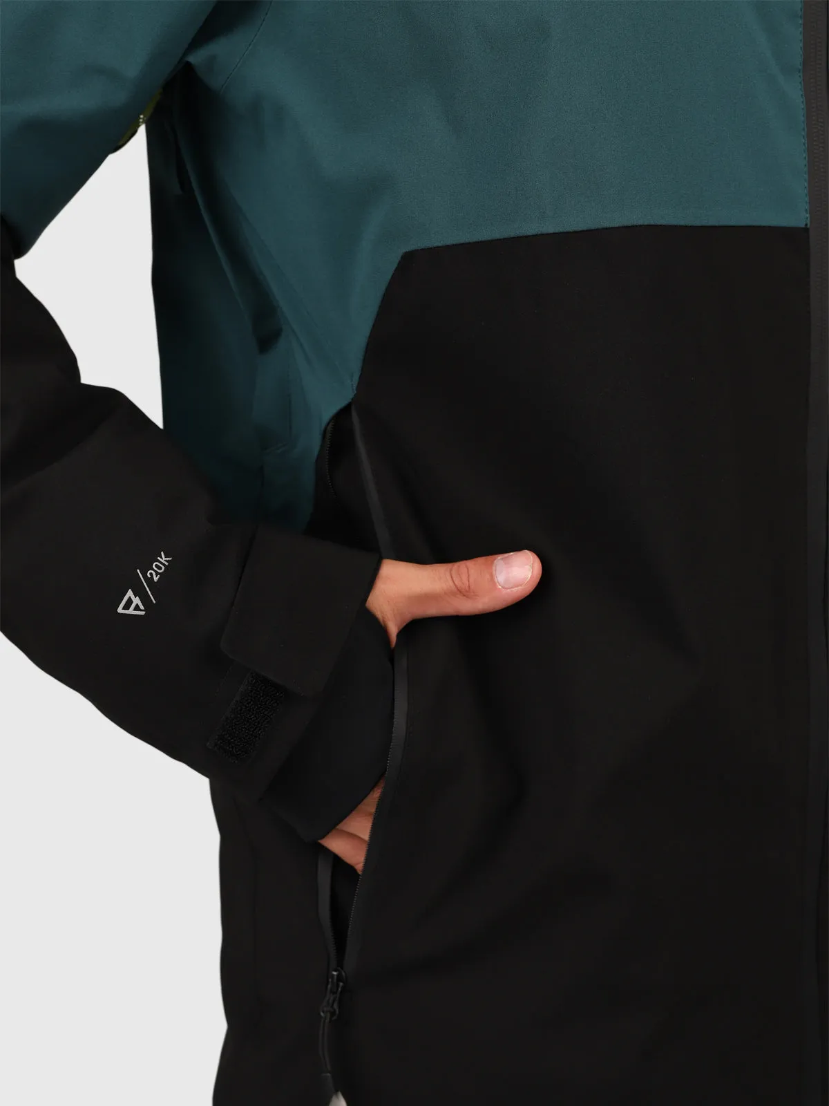 Curtis Men Snow Jacket | Fuel Green