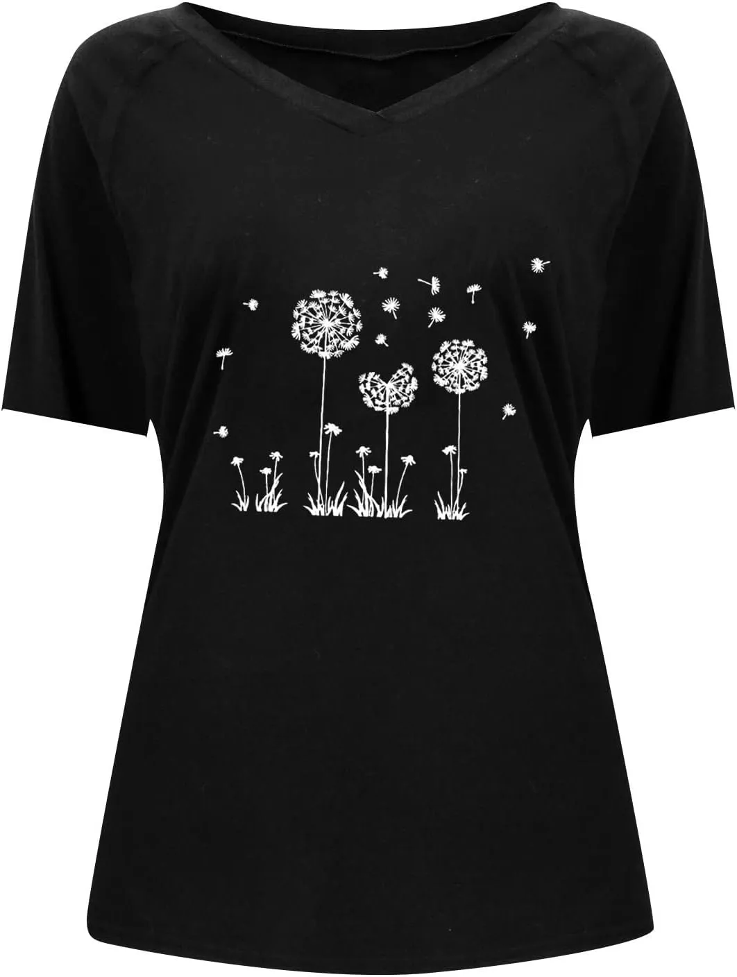 Cute Tops for Women,Dressy Casual Plus Size T Shirts Trendy Basic Oversized Tees Sexy V Neck Short Sleeve Blouses