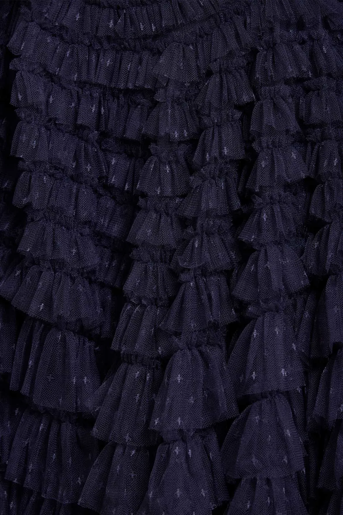 Water resistant coating Hattie Ruffle Ankle Skirt