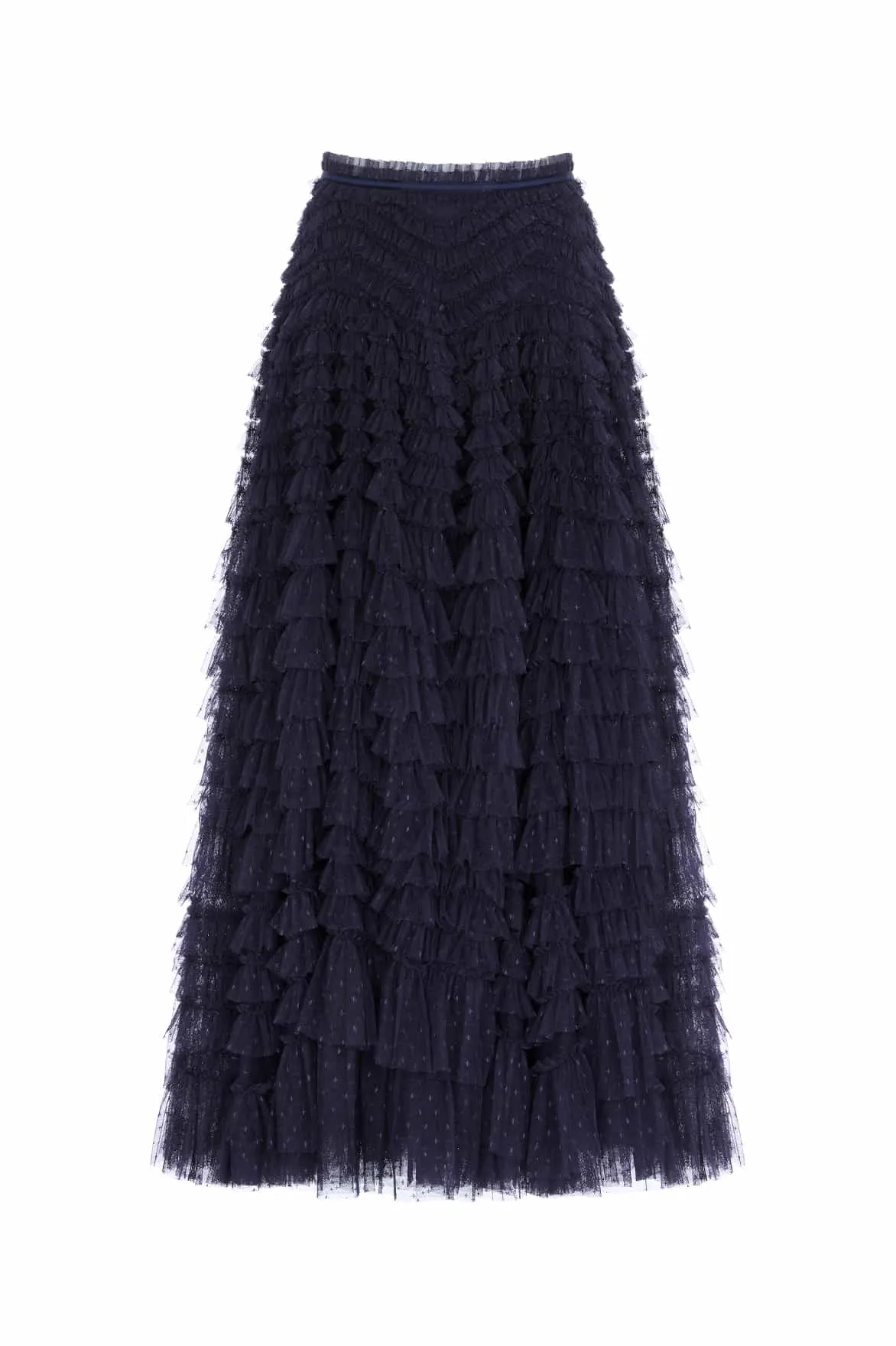 Sleek Detail Outfit Focus Hattie Ruffle Ankle Skirt