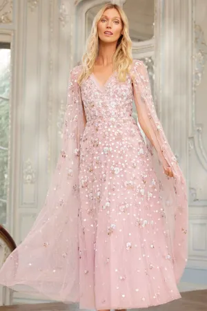 Multi Season Cozy and Comfortable Dahlia Ditsy Ankle Gown