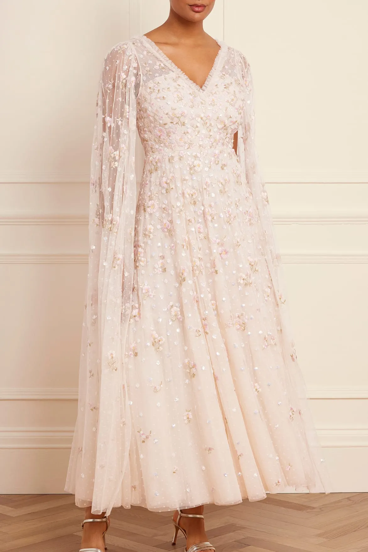 Daily Option Dahlia Ditsy Ankle Gown