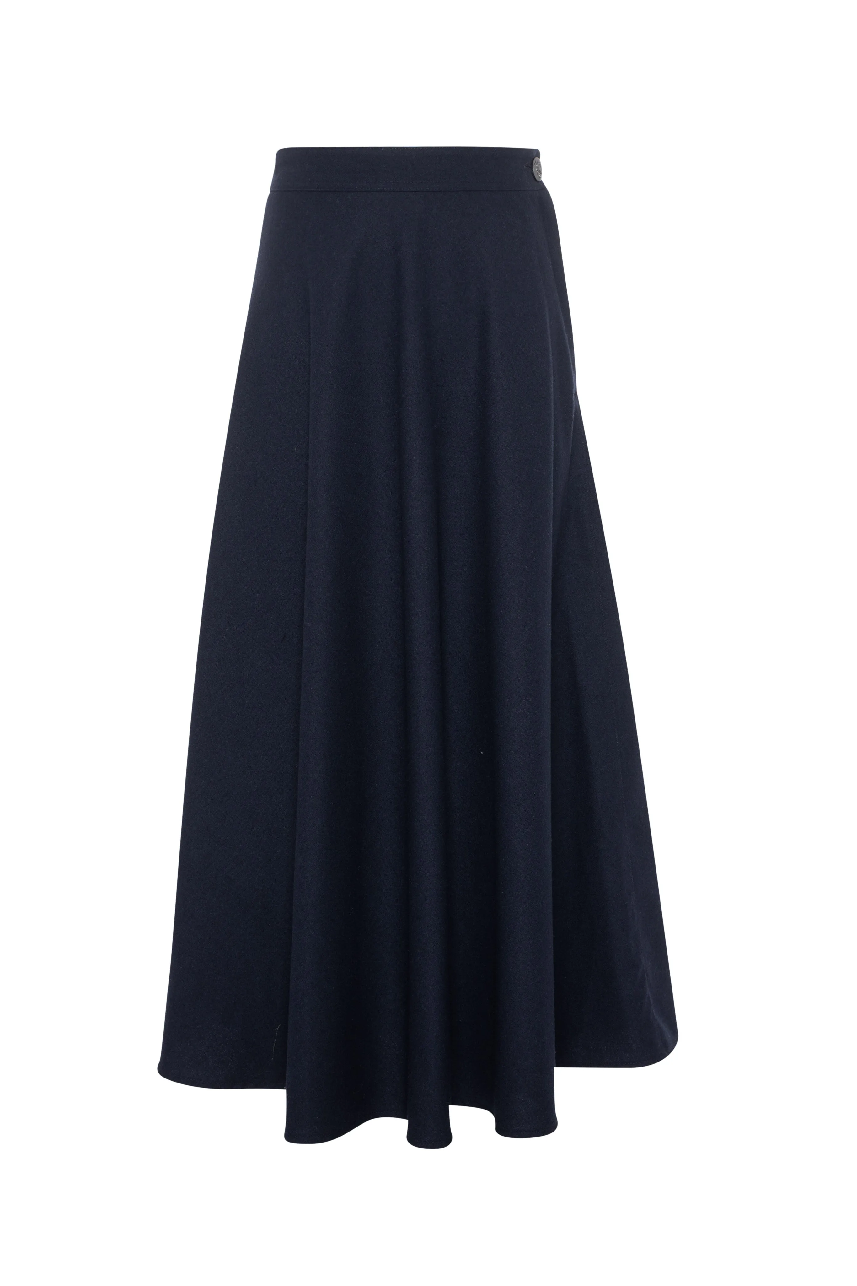 Breezy Mood Maxmrkt Navy Wool 2 Panel Skirt DW3M8968ZWN