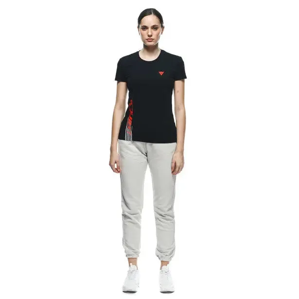 Dainese Logo Ladies T-Shirt Black