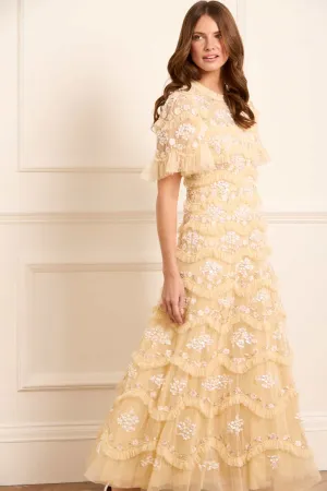 Family Glow Blush Glow Daisy Wave Ankle Gown