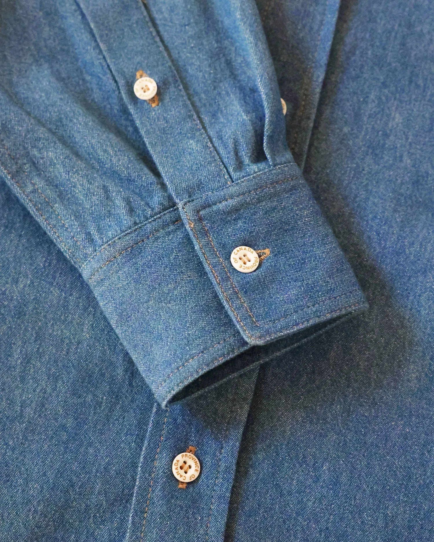 Dark Wash Denim Shirt - Unisex