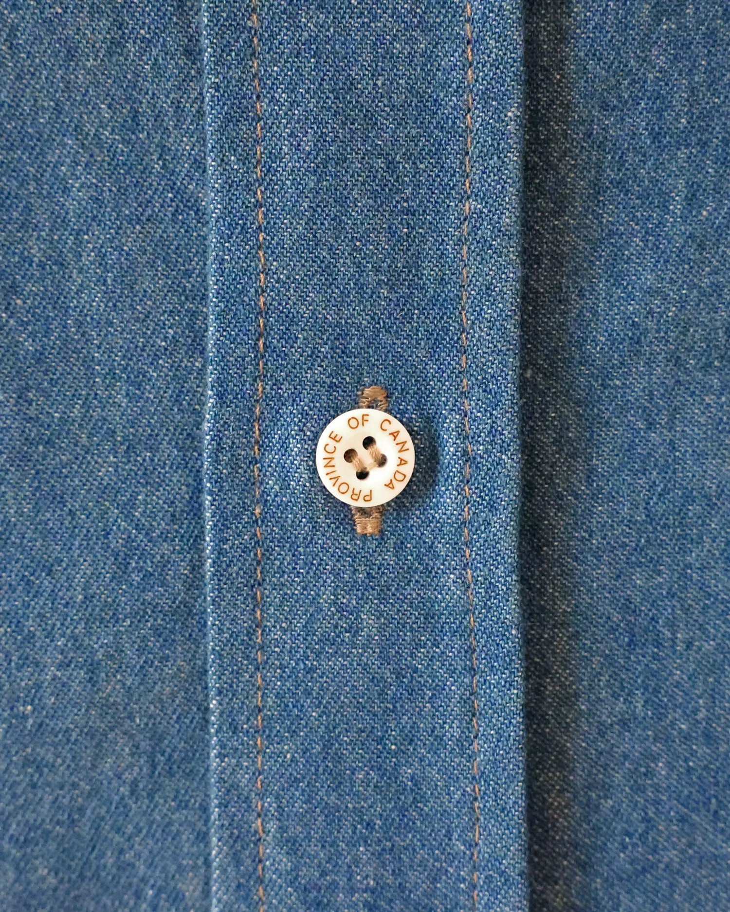 Dark Wash Denim Shirt - Unisex