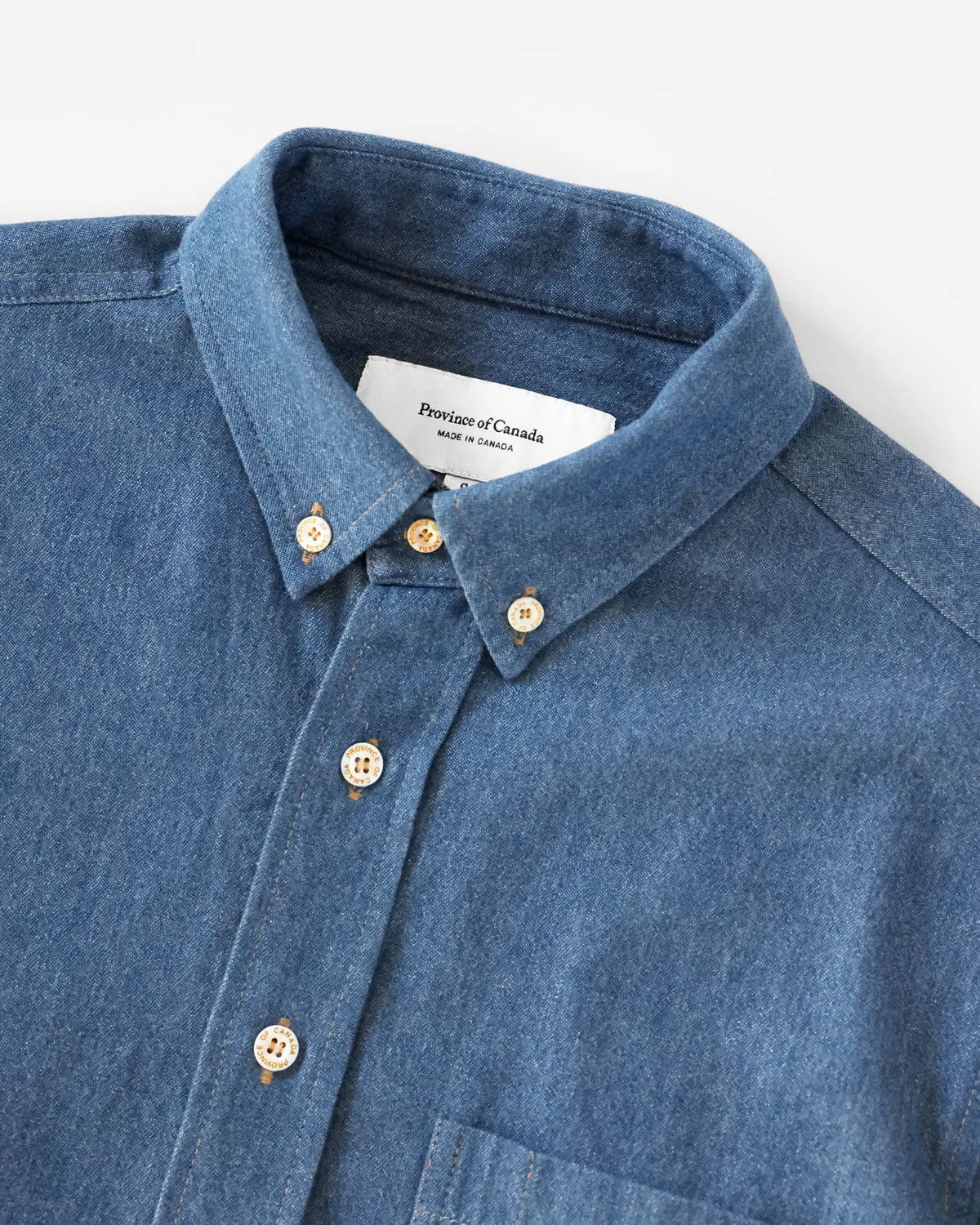 Dark Wash Denim Shirt - Unisex