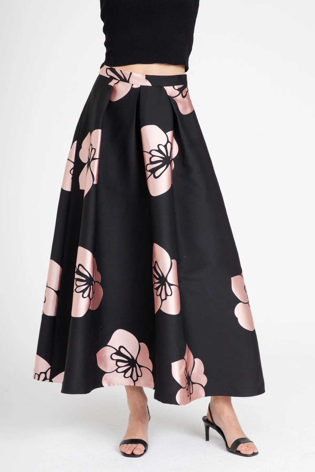 Seamless Design Tapered Cut Anova Skirt ?C Ikebana