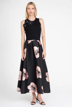 Relaxed Feel Simple Layers Anova Skirt ?C Ikebana
