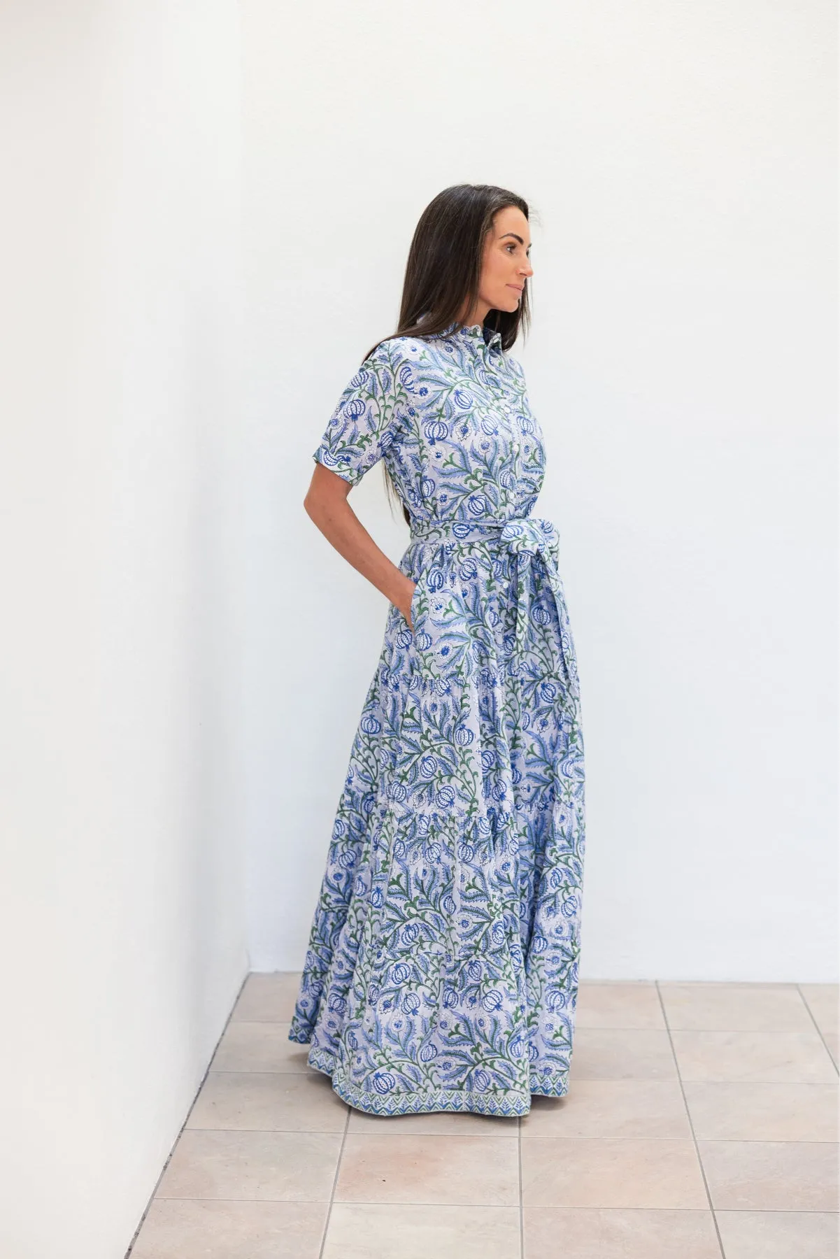 Hampton Dress Pomwonderful Ruffle Hem Classic sheath dress