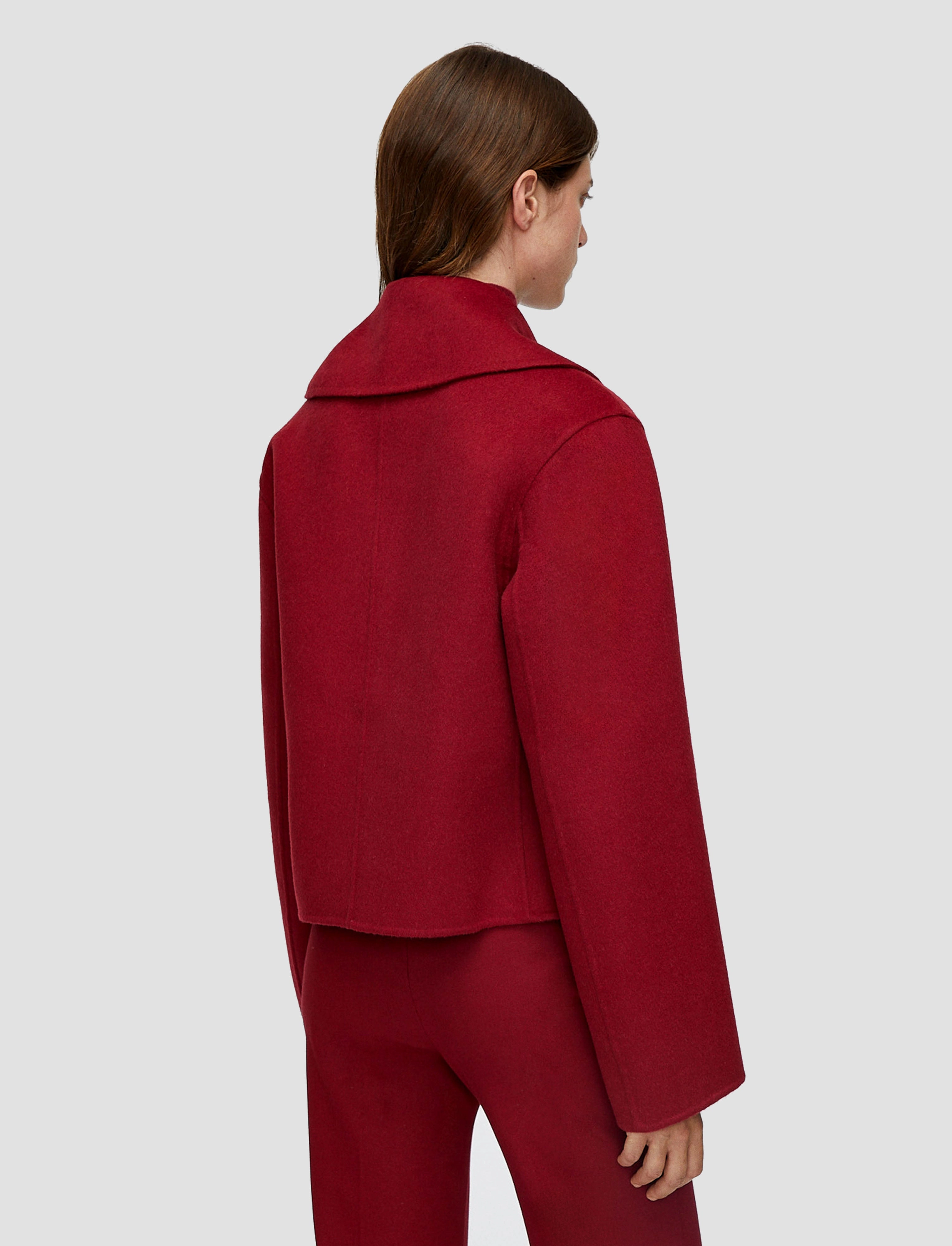 Delano Double Face Cashmere Jacket Double Layer Design Eco-Friendly Fabric