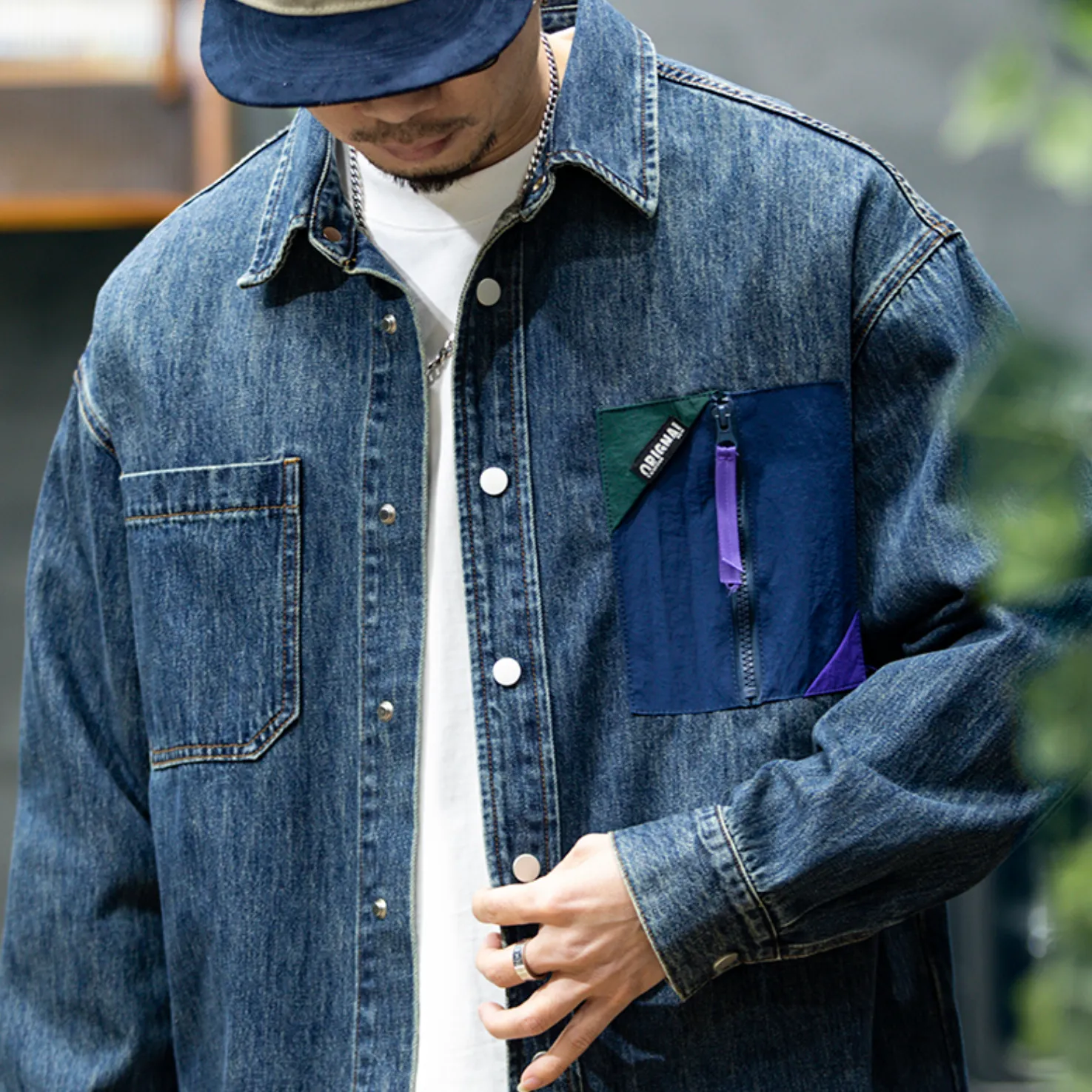 Denim Shirt Men's P0759