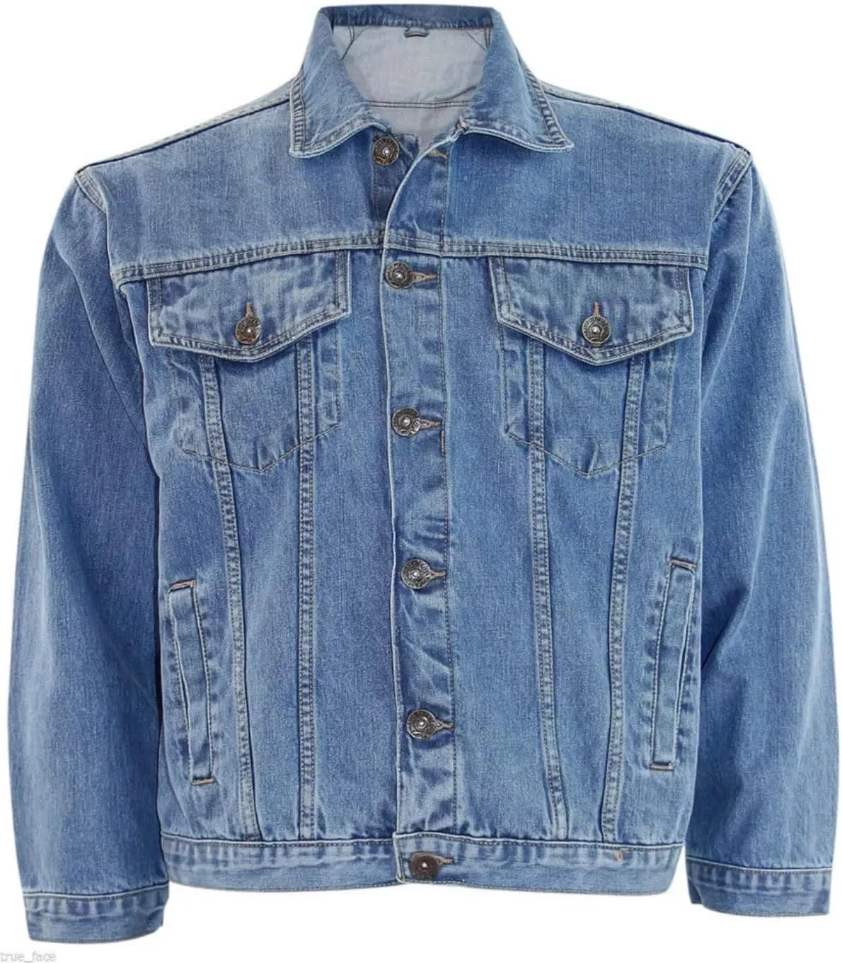 Denim Trucker Jacket - Denim Trucker Jacket Men Winter