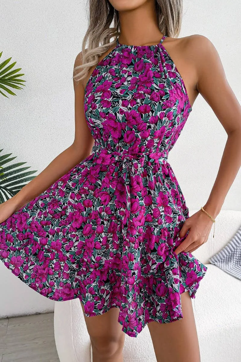 CASUAL FLOUNCY LARGE FLORAL DRESS_CWDSD2531 Move Free Classic Motion