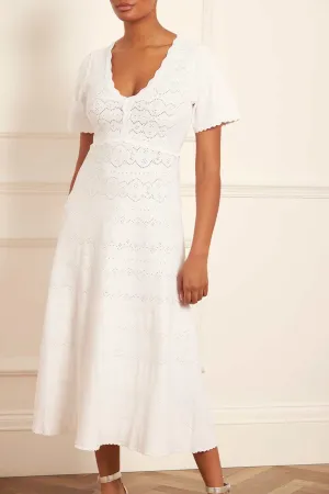 Lace Knit Gown Chic Fit