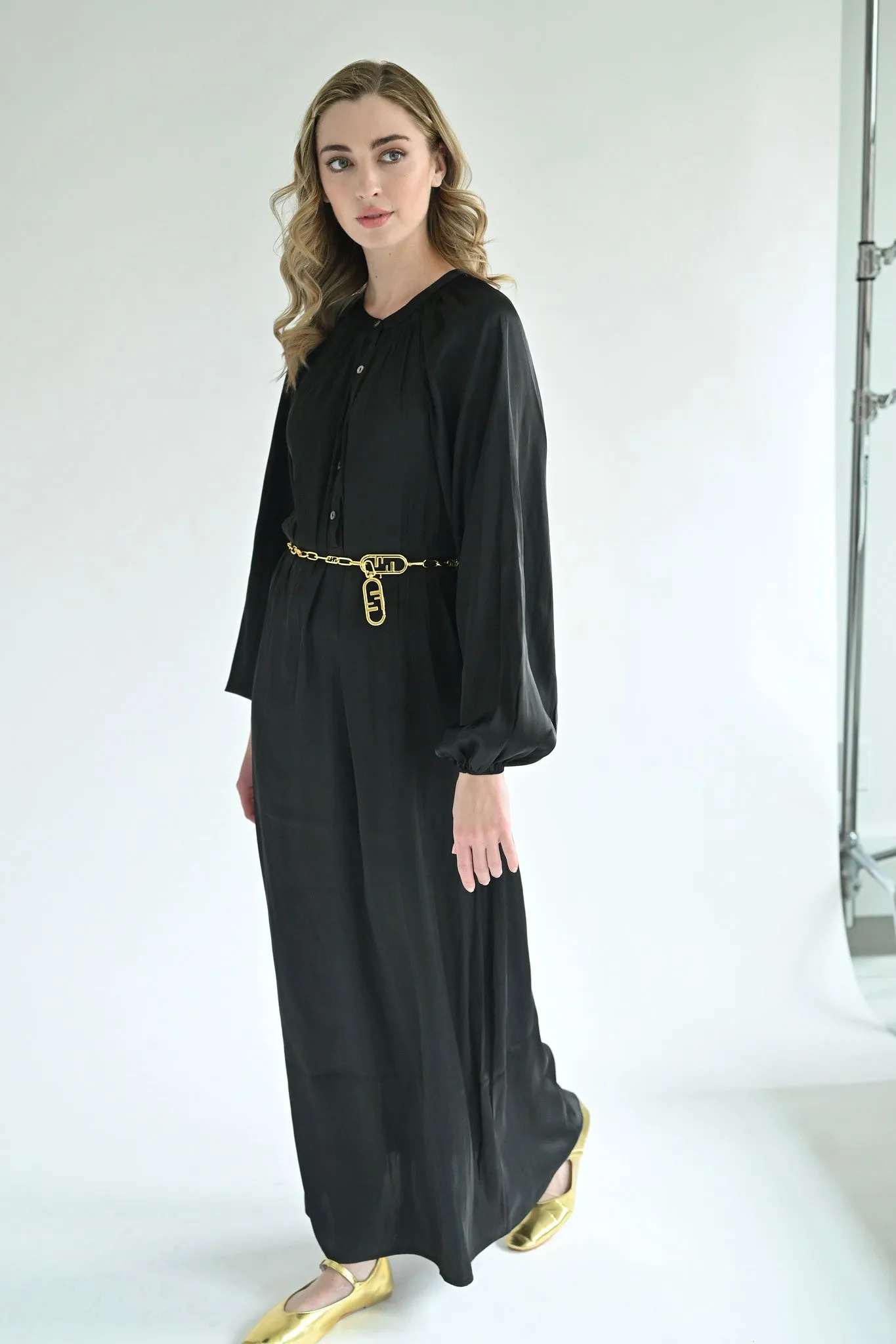 Ella Maxi Dress - Black Relaxed Comfort Look
