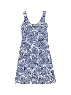 Long Bali Tank Dress Navy Lace City Casual Charming Design