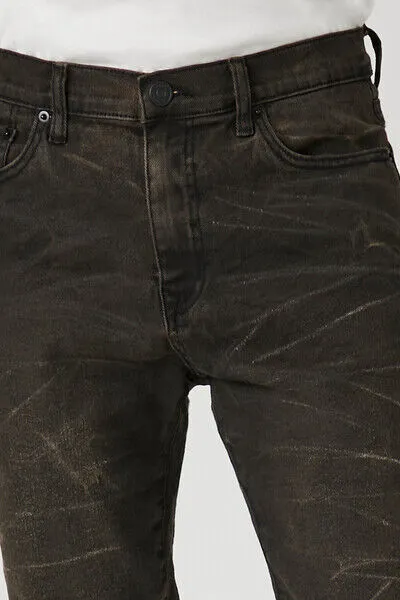 Distressed Slim-Fit Jeans