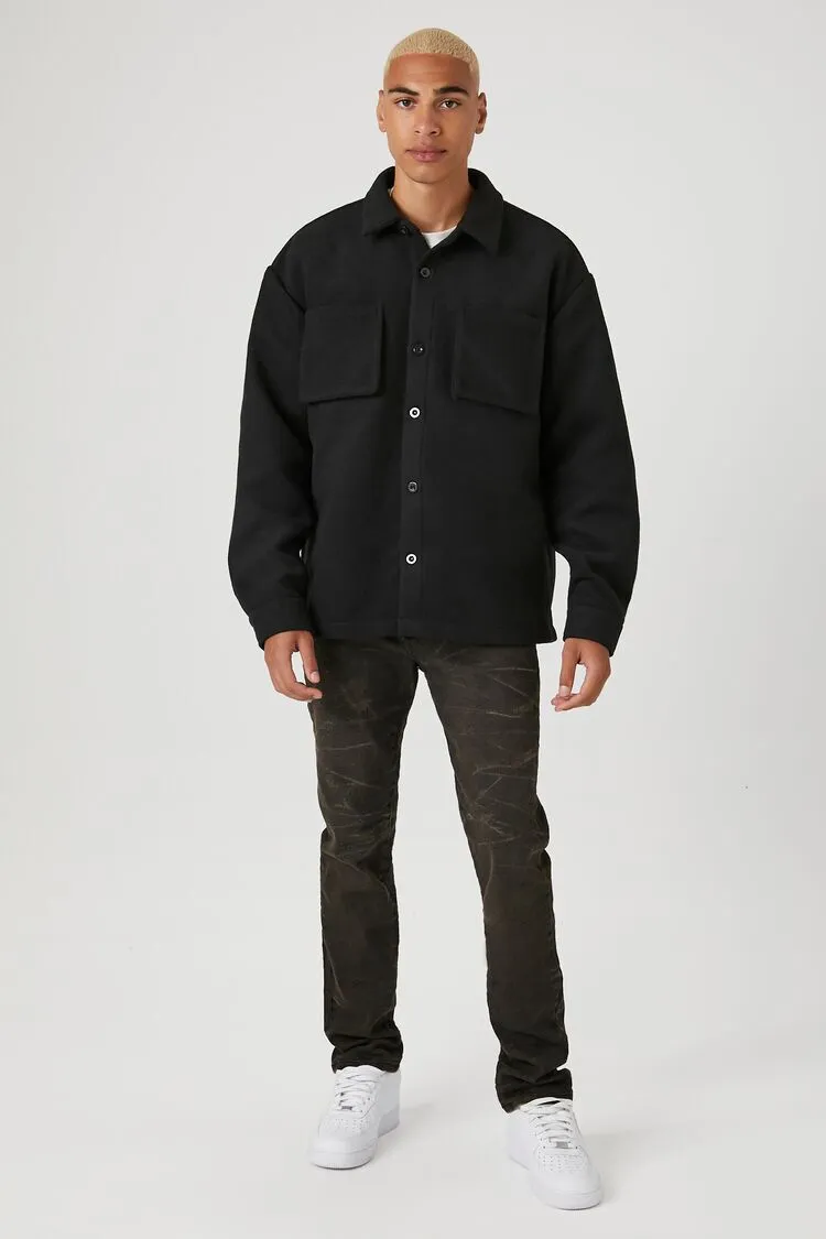 Distressed Slim-Fit Jeans
