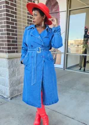 Dope Denim Trench Coat