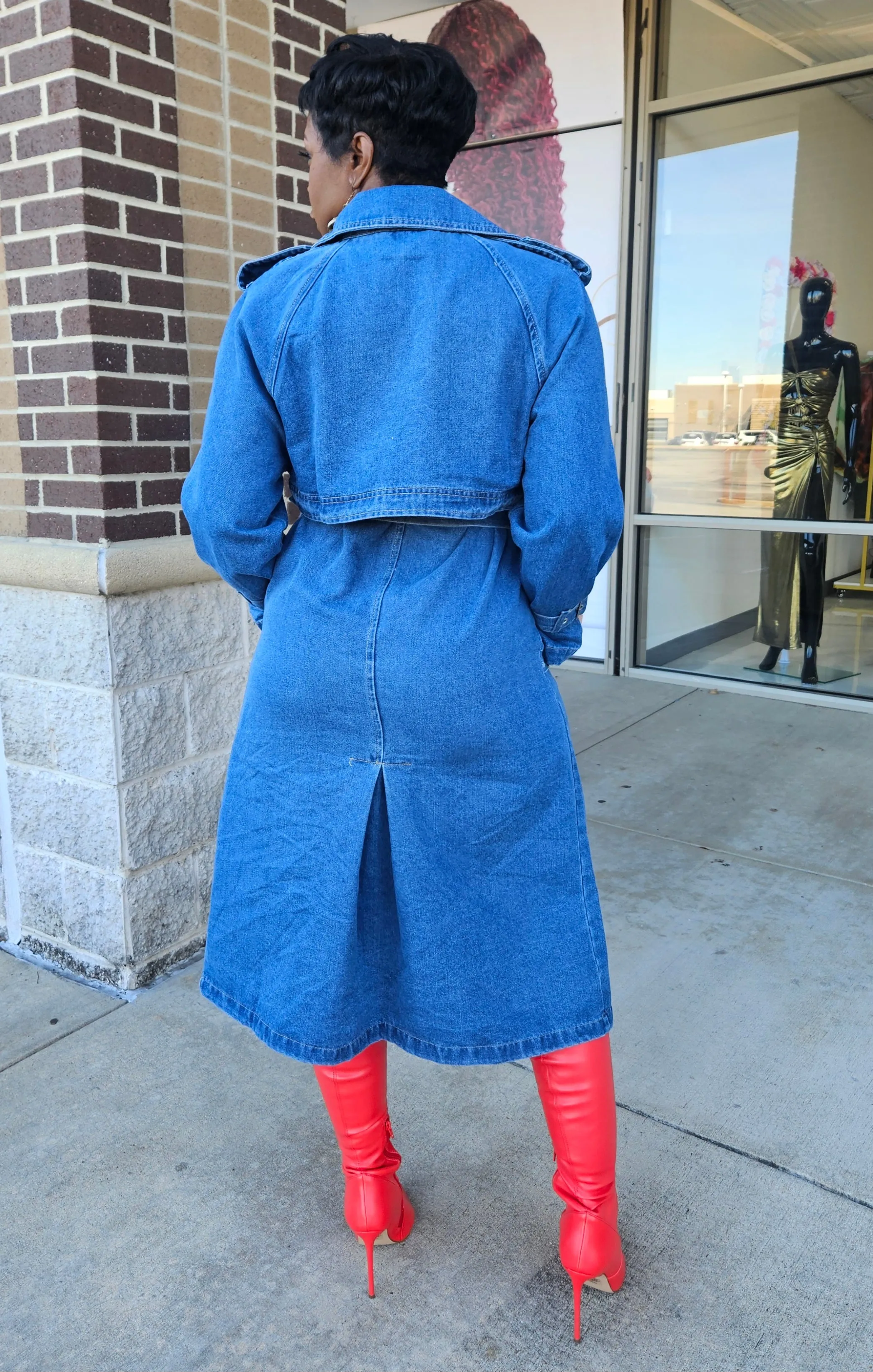 Dope Denim Trench Coat