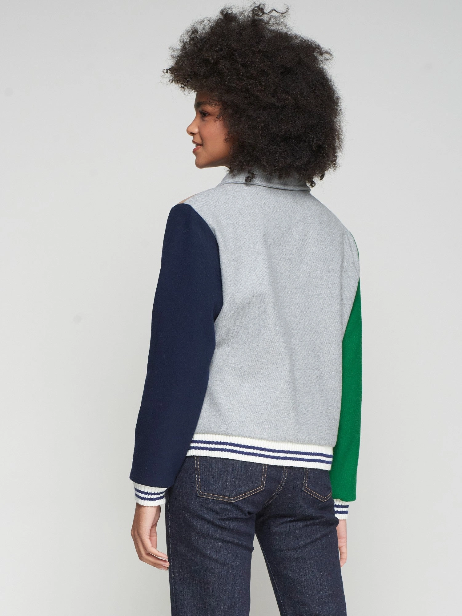 PATCH JACKET Neutral Style