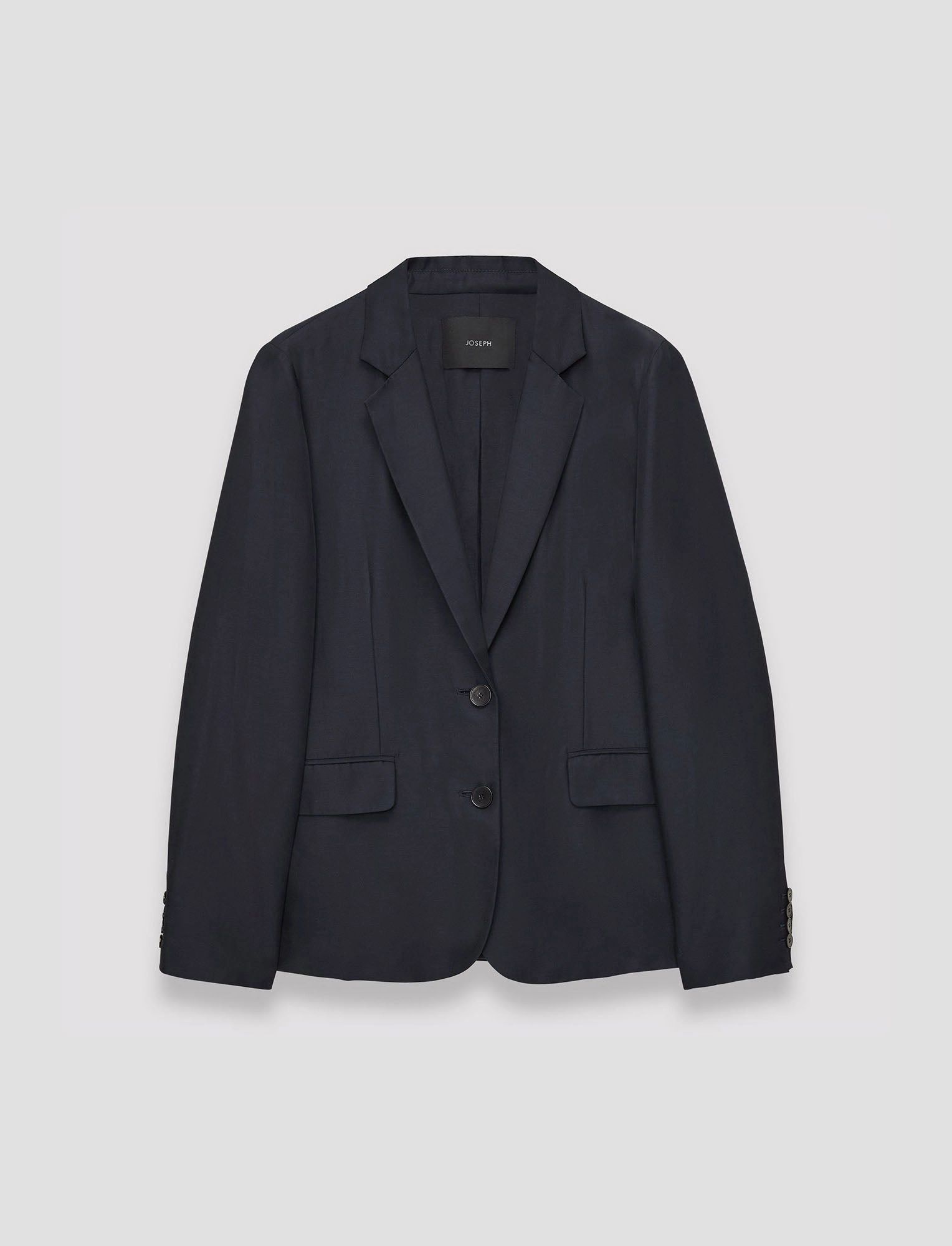 Soft Cotton Silk Belmore Jacket Fashion Week
