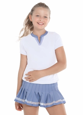 Double V Short Sleeve Simple Dress
