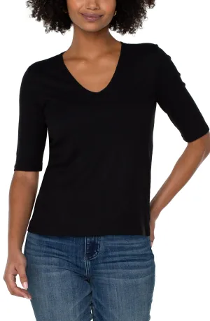 Comfortable Cotton MicrofiberTech Liverpool Double Layer V-Neck