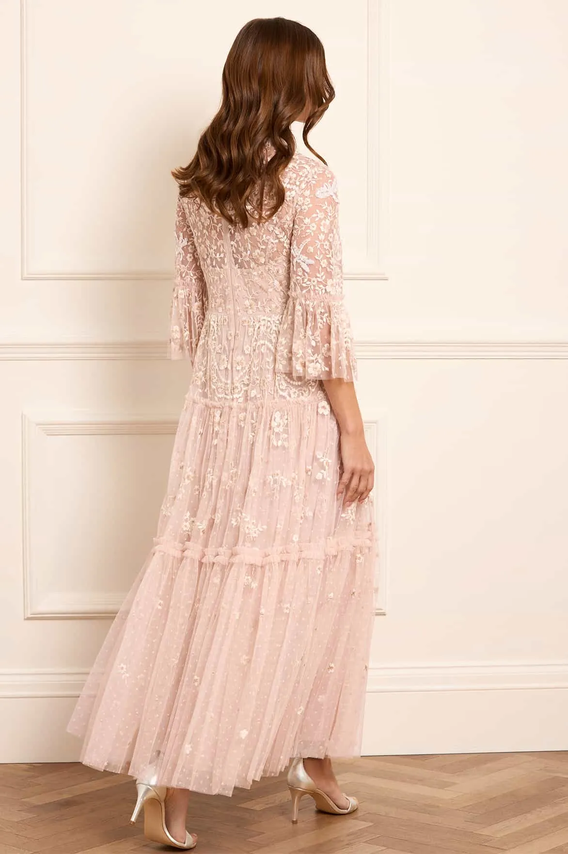 Subtle Touch Dragonfly Garden Ankle Gown