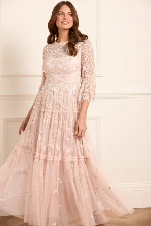 elegant design Dragonfly Garden Ankle Gown