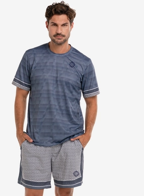 WideNeckline Reinforced Hem The Pickler Vented Short Sleeve
