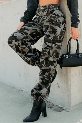 Duke Studded Wide Leg Signature 8 Pants (Camouflage) Fade Resistant Finish Tubular Body Construction