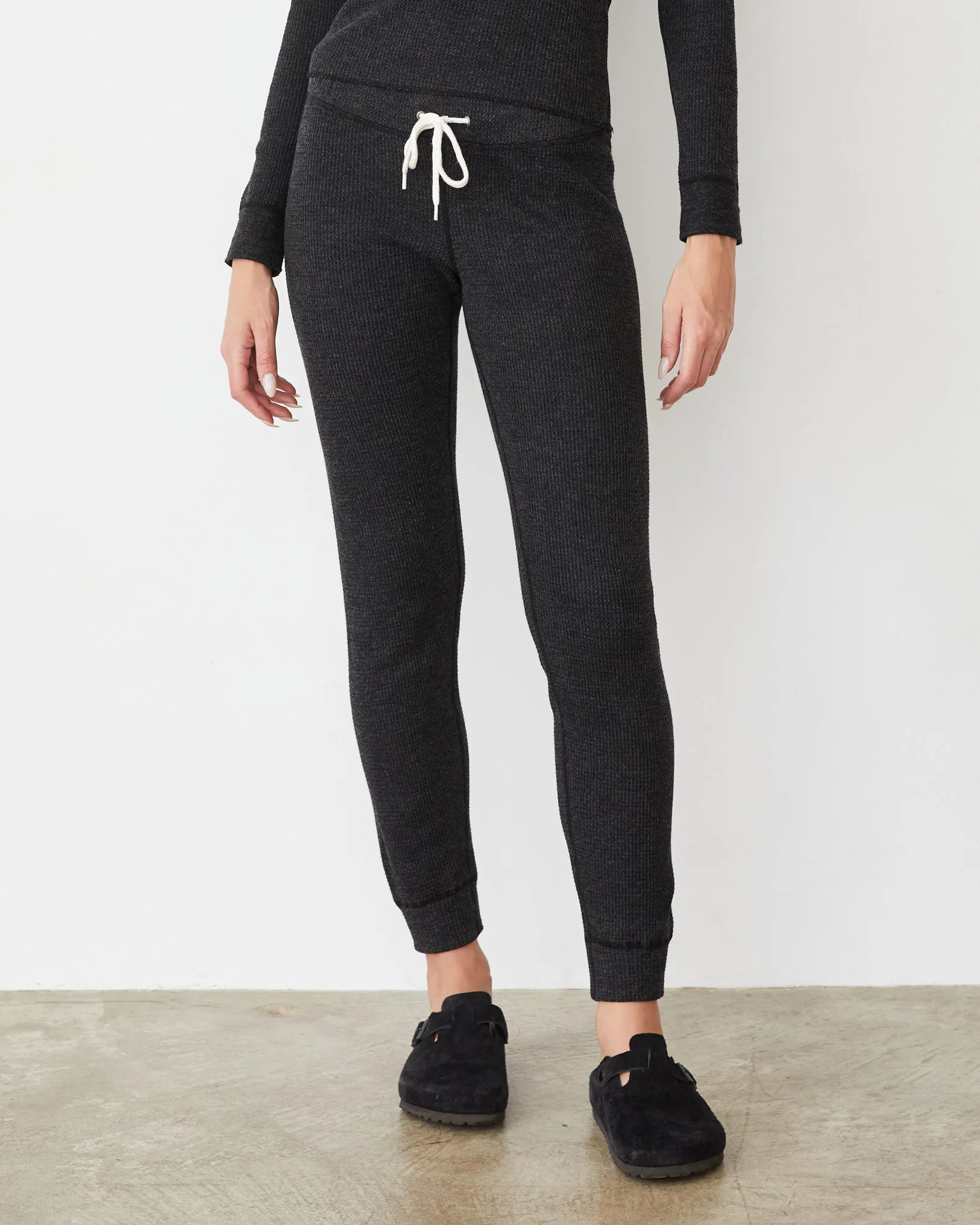Cozy Heather Thermal Cuff Sweat Tight Fit Chill Fit