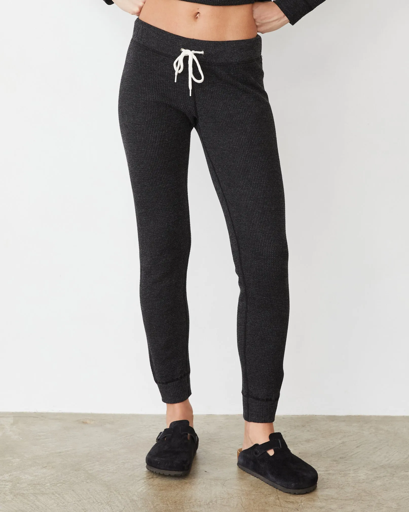 Ultra Soft Blend Refined fit Cozy Heather Thermal Cuff Sweat