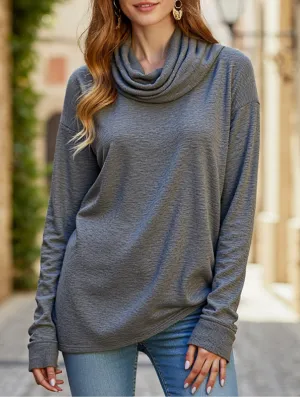 NonFadeFinish AntiFade Treatment Solid color pullover pile T-shirt top