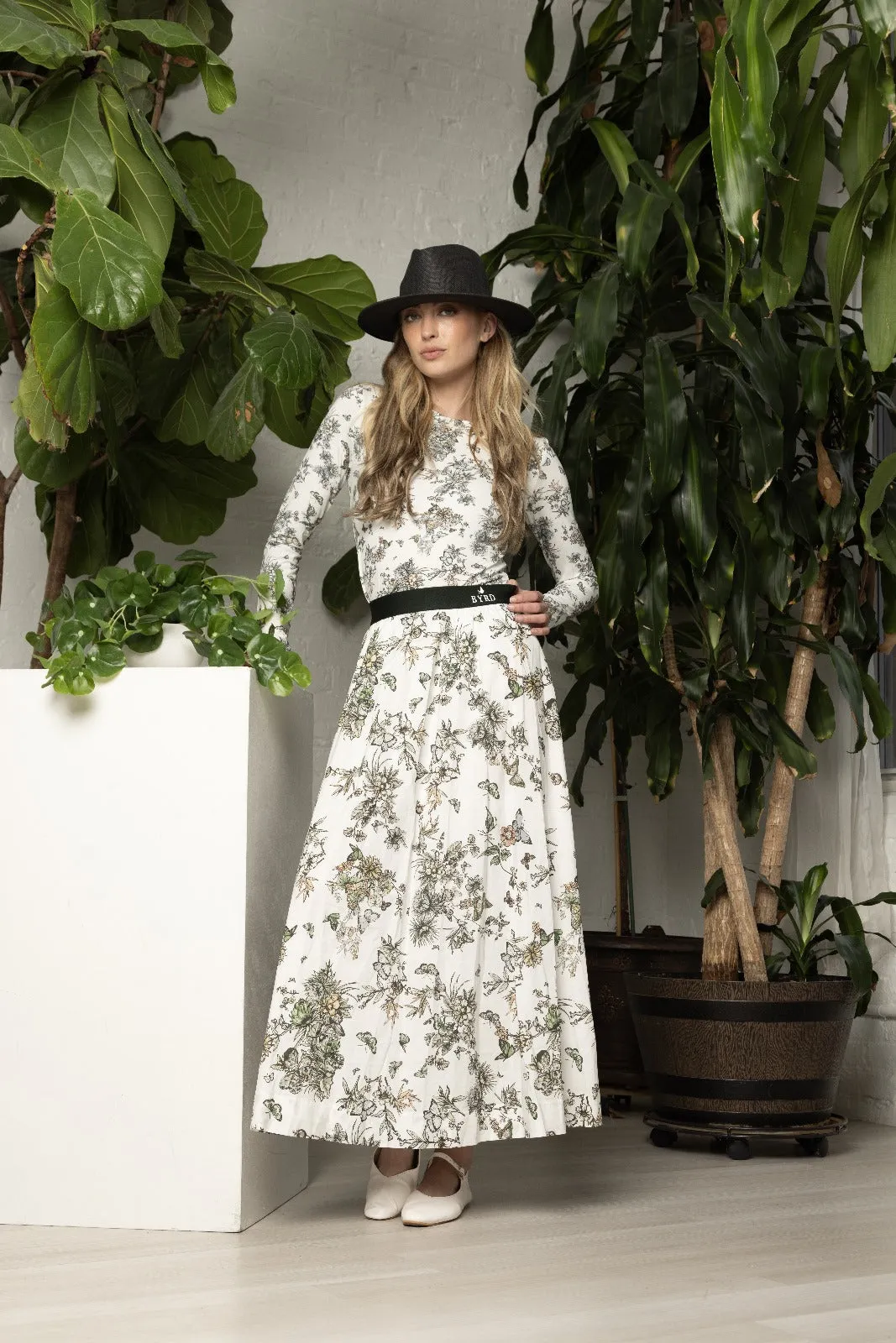 Wool blend Lyne Skirt